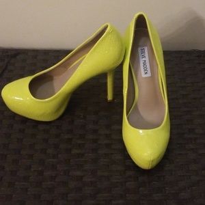 Neon Green/yellow Steve Madden Heels